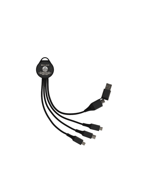 Recycled Aluminium 6-in-1 Charging Cable